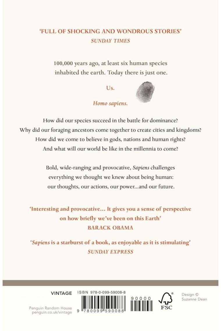 Sapiens:A Brief History Of Humankind PB