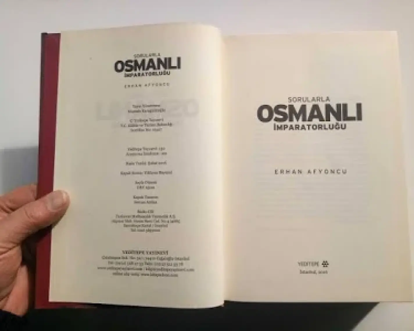 Sorularla Osmanlı İmparatorluğu (Tek Cilt - Özel Baskı) - Erhan Afyoncu