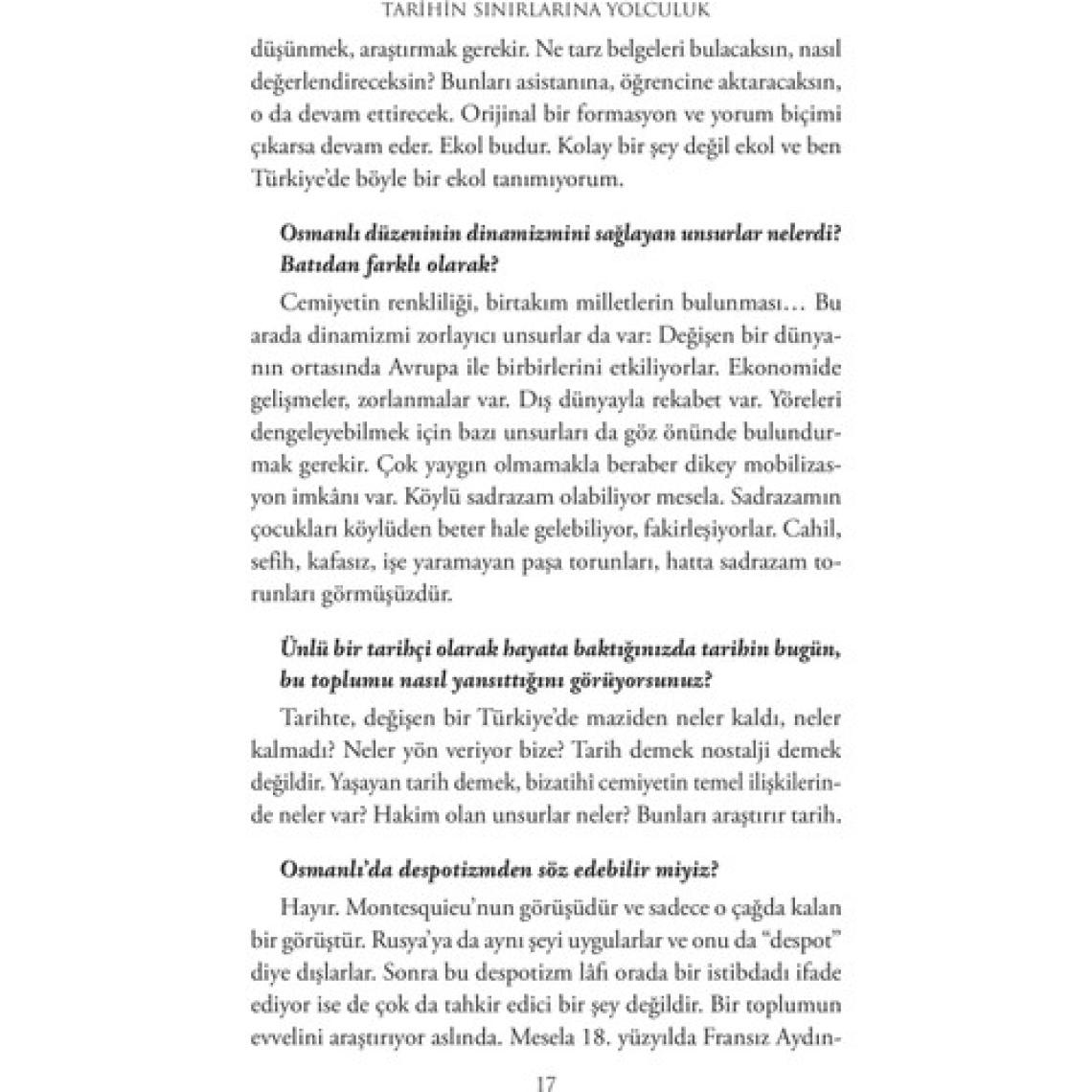 Tarihin Sınırlarına Yolculuk - İlber Ortaylı