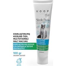 VOOP Pet Sterile Paste (Kısırlaştırılmış Destekleyici,Tüy Yumağı Önleyici,Taurin İçeren Steril Macun) 100Gr