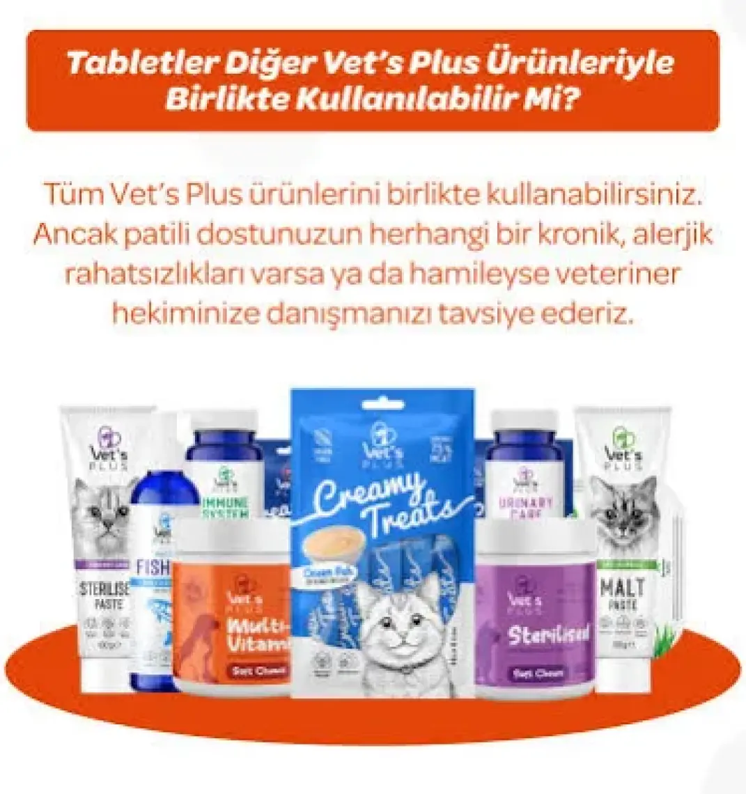 Vet's Plus C Vitamin Tablet 75'li (Kedi ve Köpekler için C Vitamini Desteği)