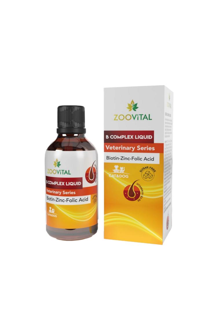 Zoovital Kediler Için Plus B Damla 50ML (Kediler Için Tüy Dökülmesi Engelleyici Biotin Tüy Sağlığı Damlası)