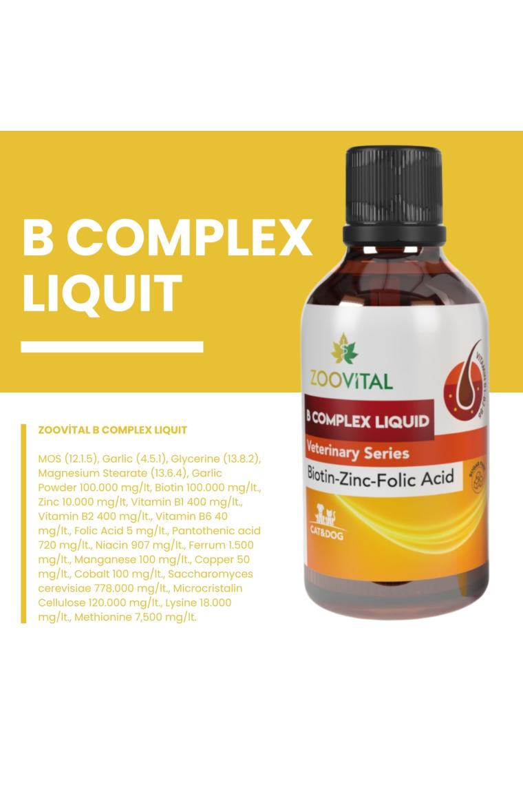 Zoovital Kediler Için Plus B Damla 50ML (Kediler Için Tüy Dökülmesi Engelleyici Biotin Tüy Sağlığı Damlası)