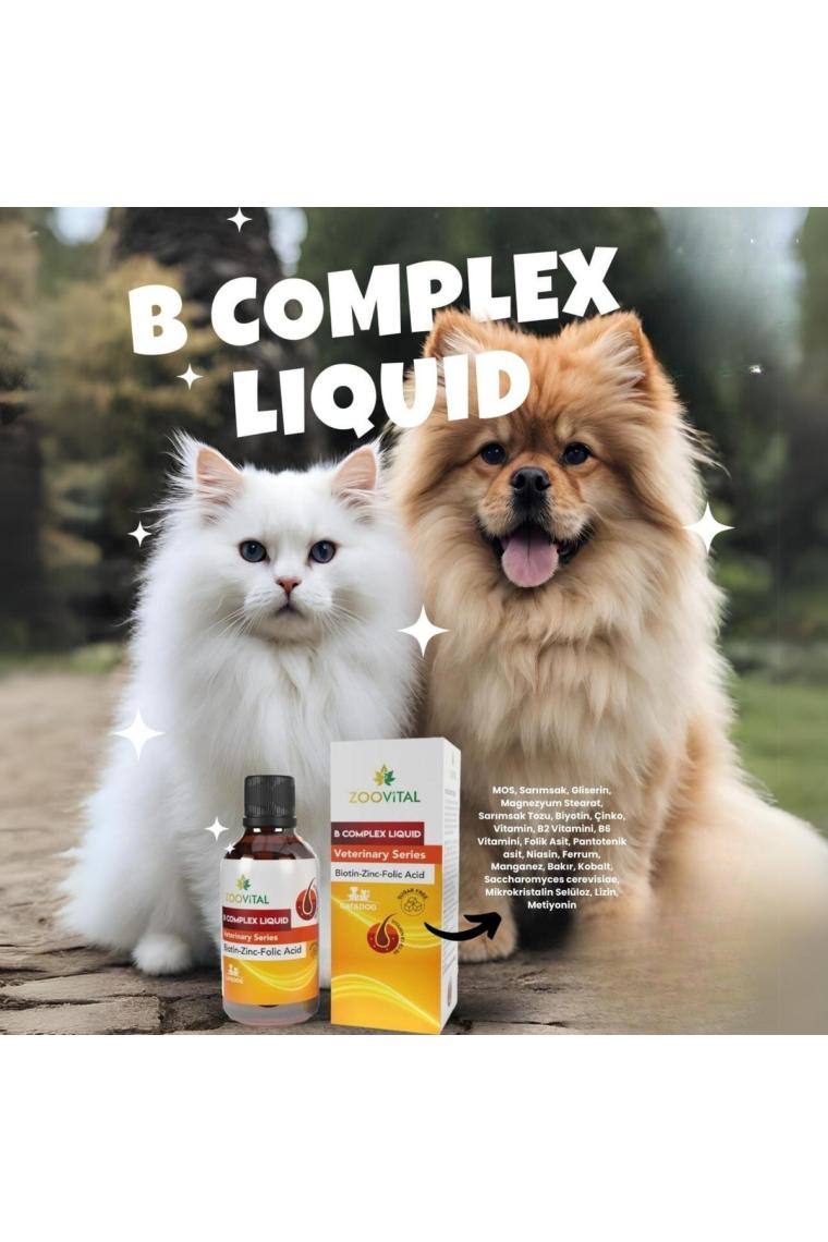 Zoovital Kediler Için Plus B Damla 50ML (Kediler Için Tüy Dökülmesi Engelleyici Biotin Tüy Sağlığı Damlası)