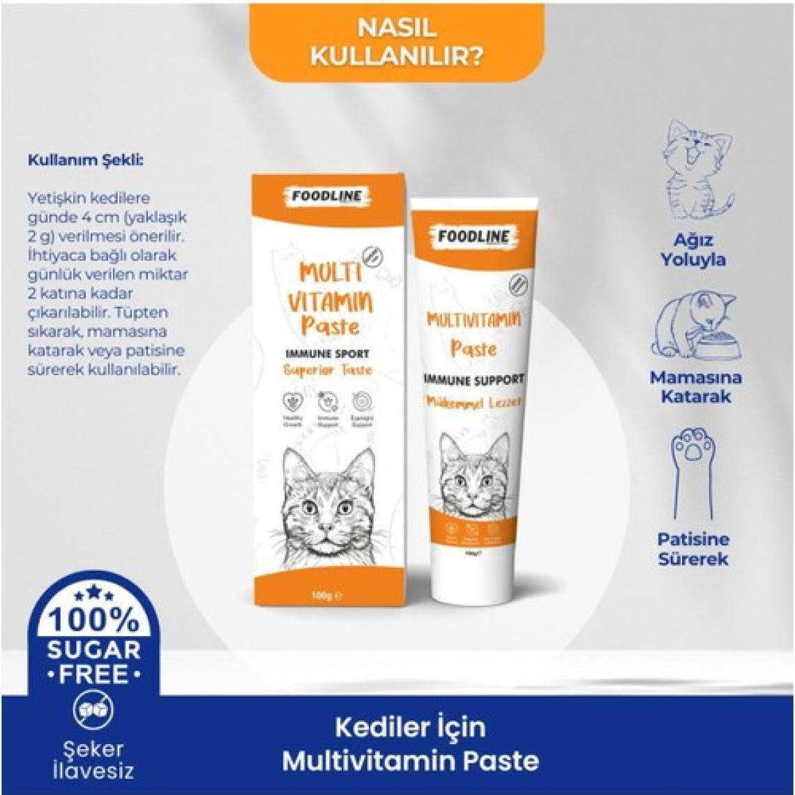 Foodline Multivitamin Malt Macun 100 gr | Immun Sistemini Destekleyici