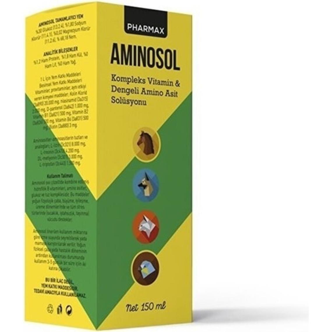 Pharmax Aminosol Köpek Kedi Vitamin ve Aminoasit 150ML