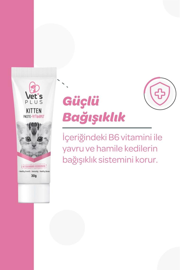 Yavru Kediler Için Multivitamin Kedi Macunu 30gr (kalsiyumlu Ve Taurinli)