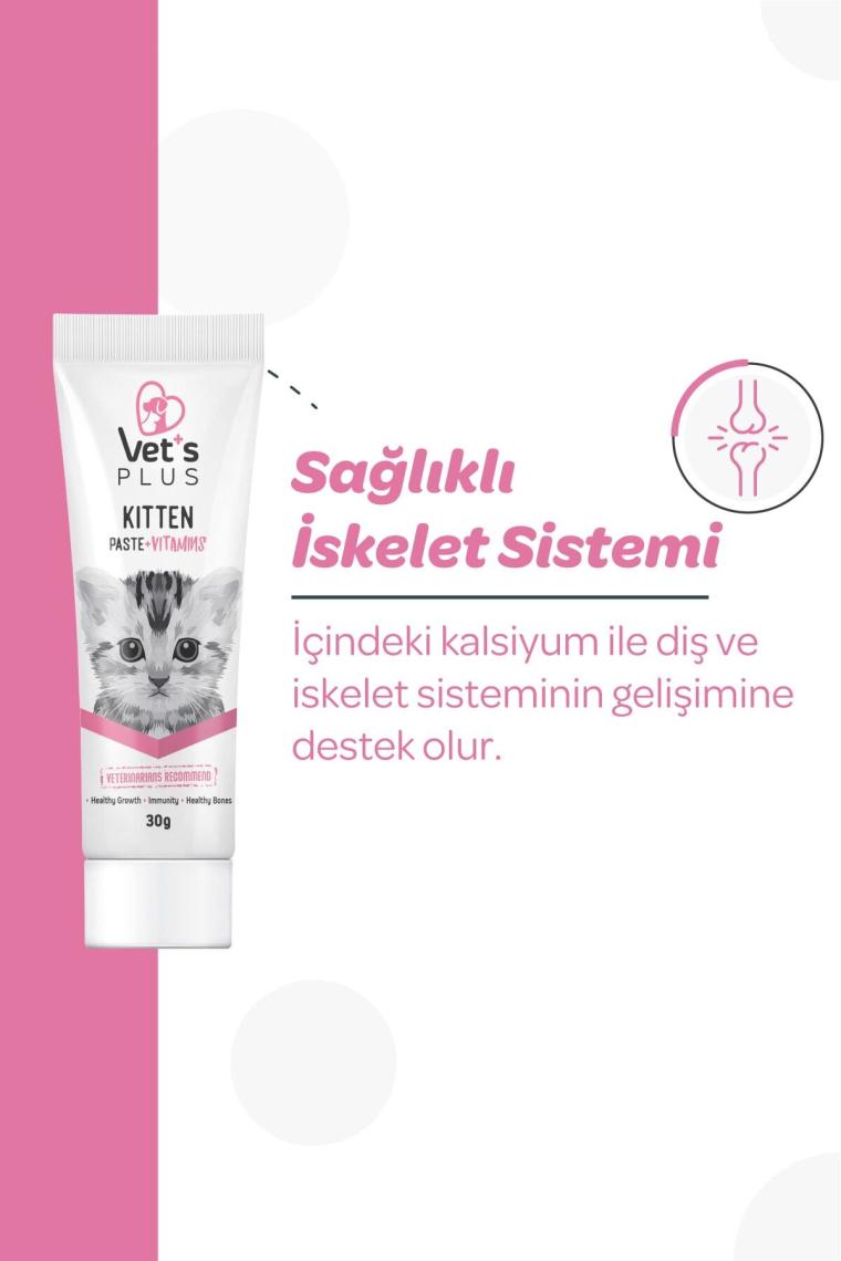 Yavru Kediler Için Multivitamin Kedi Macunu 30gr (kalsiyumlu Ve Taurinli)