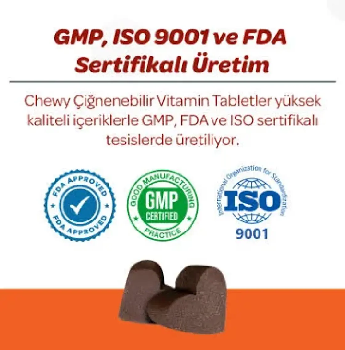 Vet's Plus Multivitamin Çiğnenebilir Tablet 60'lı (Kedi ve Köpekler için Spirulinalı Multivitamin)