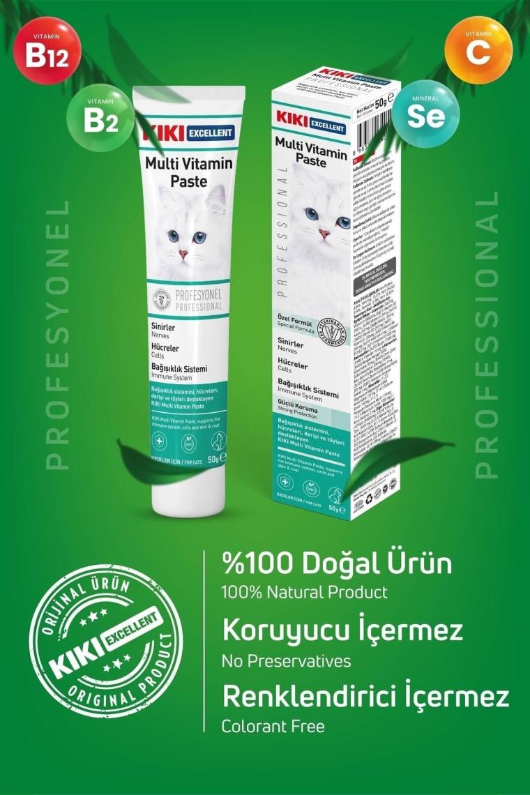 Kedi Multi Vitamin Paste - Kedi Macunu - Vitaminli Kedi Macunu (ekstra Vitaminli Macun) 50gr.