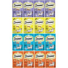 Dreamies Peynirli-Somonlu-Ördek Etli-Tavuk Etli Kedi Ödülü 60 gr * 16 Adet