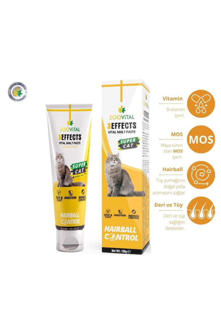 Hairball Malt Paste Kediler Için Tüy Yumağı Önleyen Malt Macun 100gr