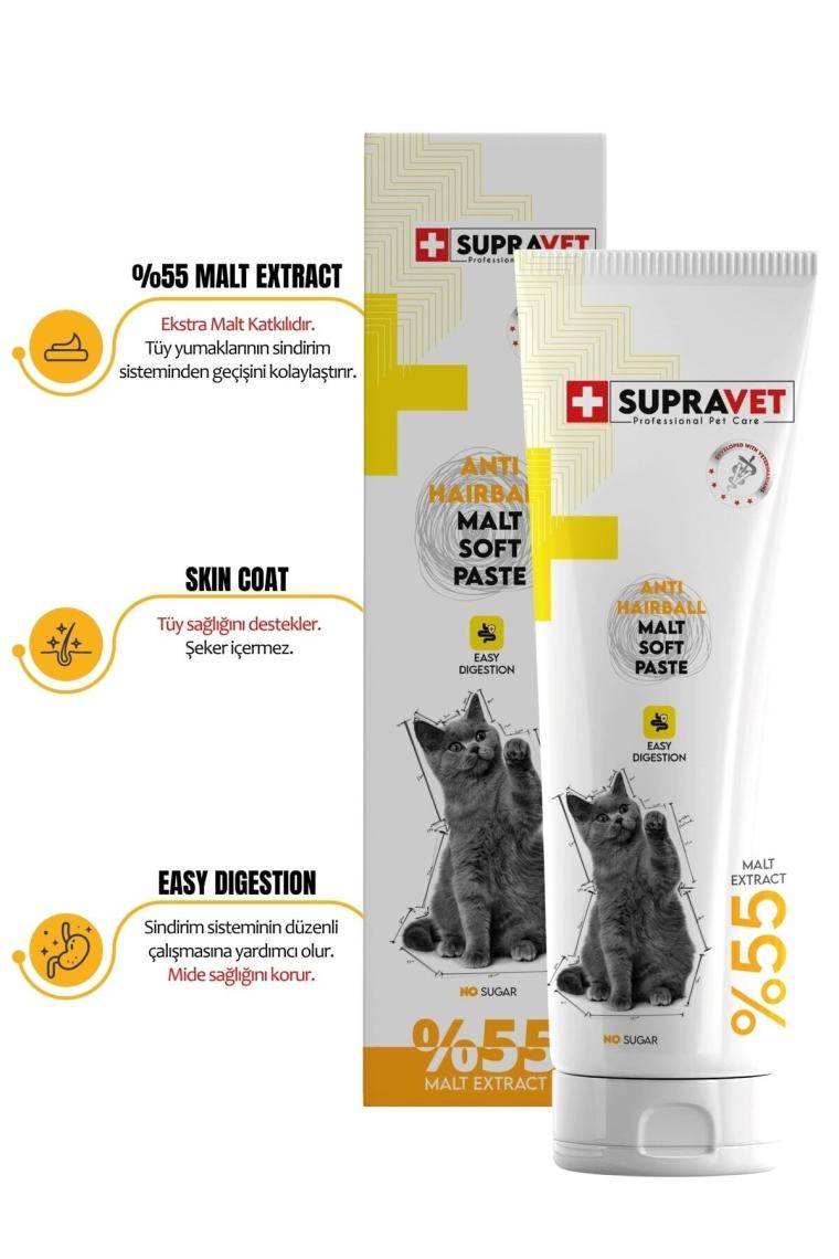 Supravet Anti-Hairball Malt Kedi Macunu 30 gr