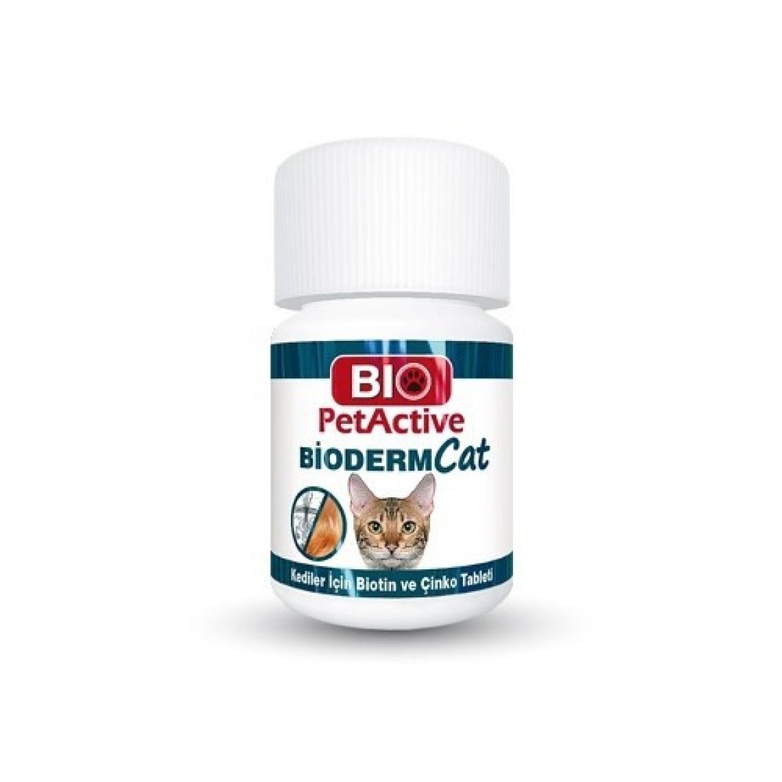 Pet Active Bioderm Kediler İçin Biotin Çinko 100 Tablet