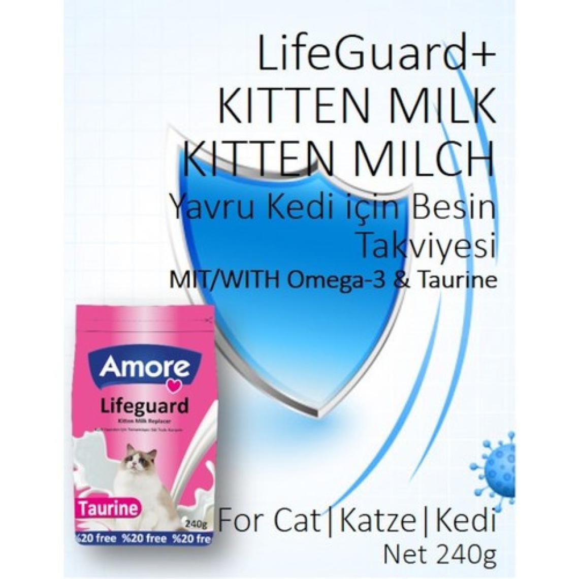 Amore Lifeguard Yavru Kedi Süt Tozu Kitten Milk Replacer 240 gr