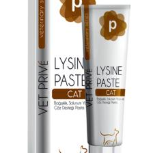Vet Prive Lysine Paste / Kediler Için Bağışıklık, Solunum Yolu Ve Göz Desteği Pasta