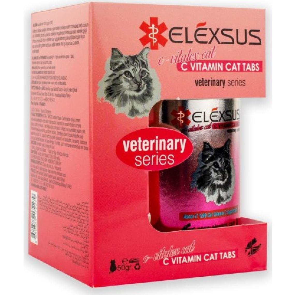 Elexsus Kediler Için C Vitamin Tableti 50GR
