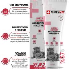 Supravet Hamile ve Yavru Kediler Için Multi Vitamin Kedi Macunu 30 gr