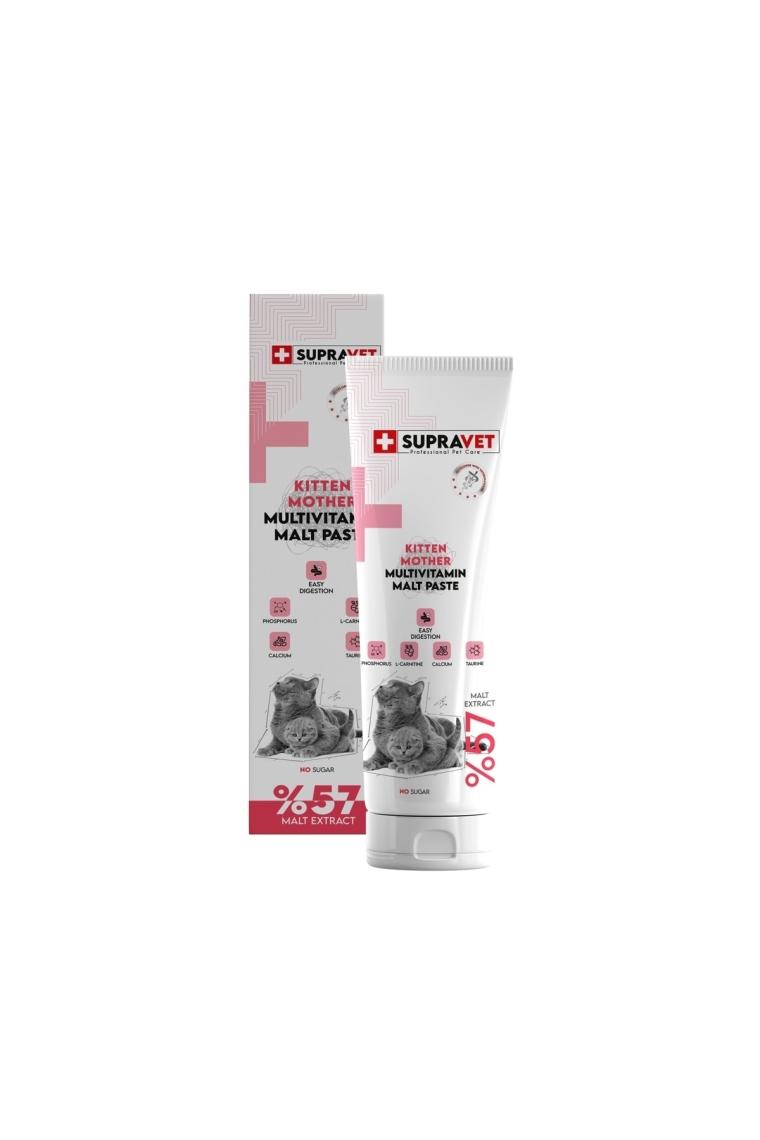 Supravet Hamile ve Yavru Kediler Için Multi Vitamin Kedi Macunu 30 gr