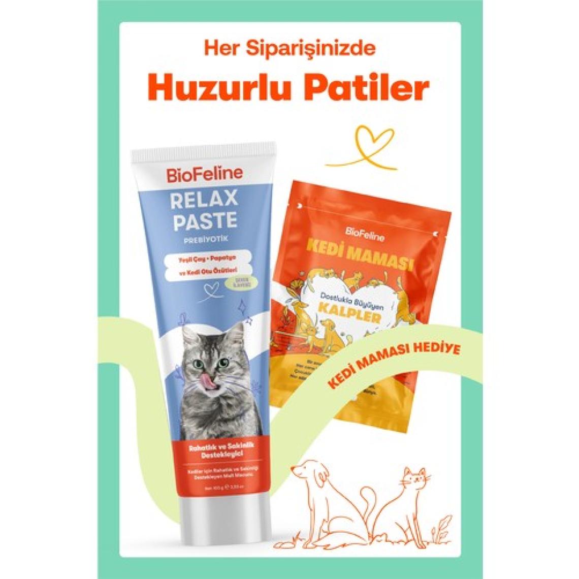 Biofeline Relax Paste 100 gr (Kedi Sakinleştirici Macun)