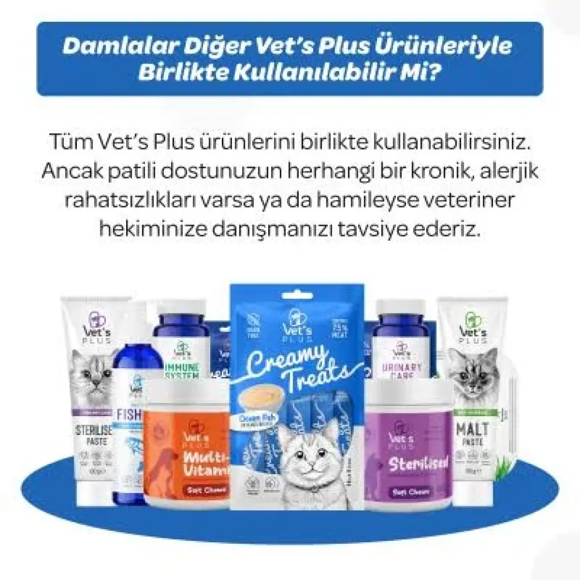 Vet's Plus Hip&Joint Damla 50ml (Kedi ve Köpekler İçin Glukozaminli Kemik Yapısı Destekleyici)