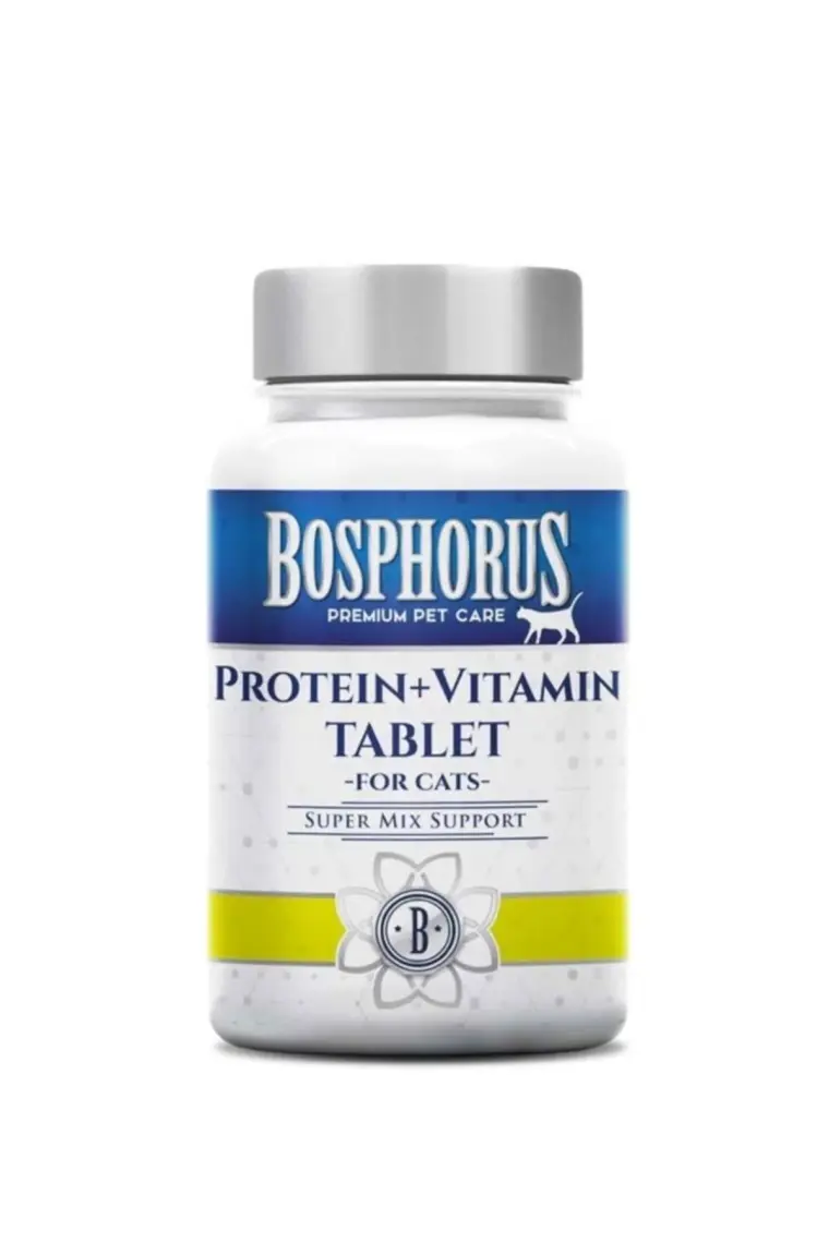 Bosphorus Kediler İçin Protein + Vitamin Tablet 60 Adet
