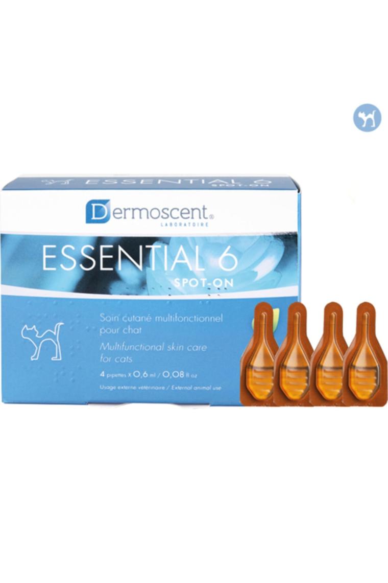 Essential 6 Kedi İçin Deri Bakımı ve Koku Giderici Damla