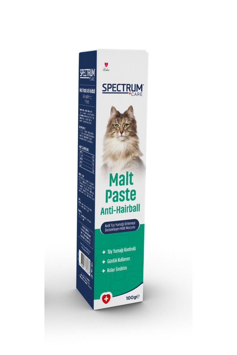 Spectrum Malt Paste Anti-Hairball 100 gr Kediler için Malt Macun