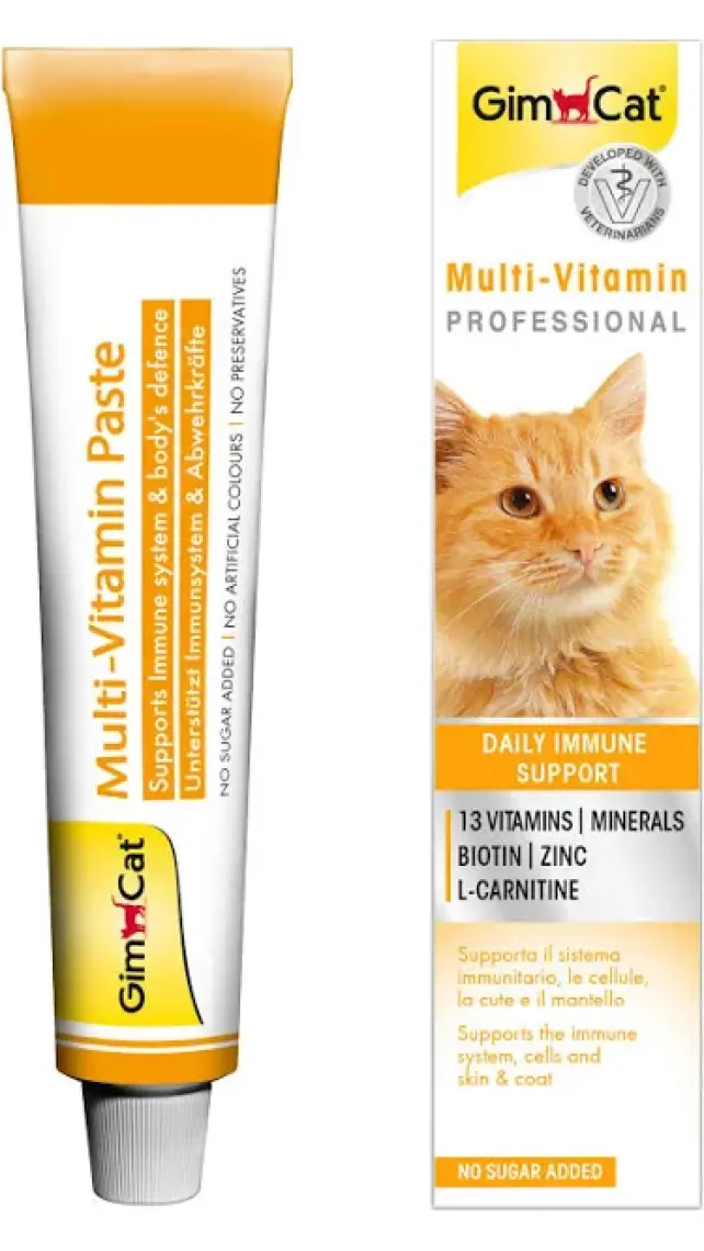 Gimcat Multi Vitamin Paste 12 Vitaminli Kedi Malt Macunu 20 Gr