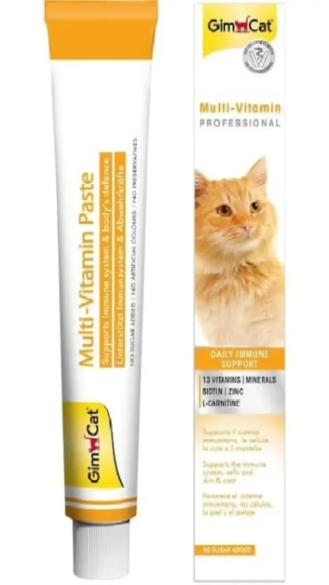 Gimcat Multi Vitamin Paste 12 Vitaminli Kedi Malt Macunu 20 Gr