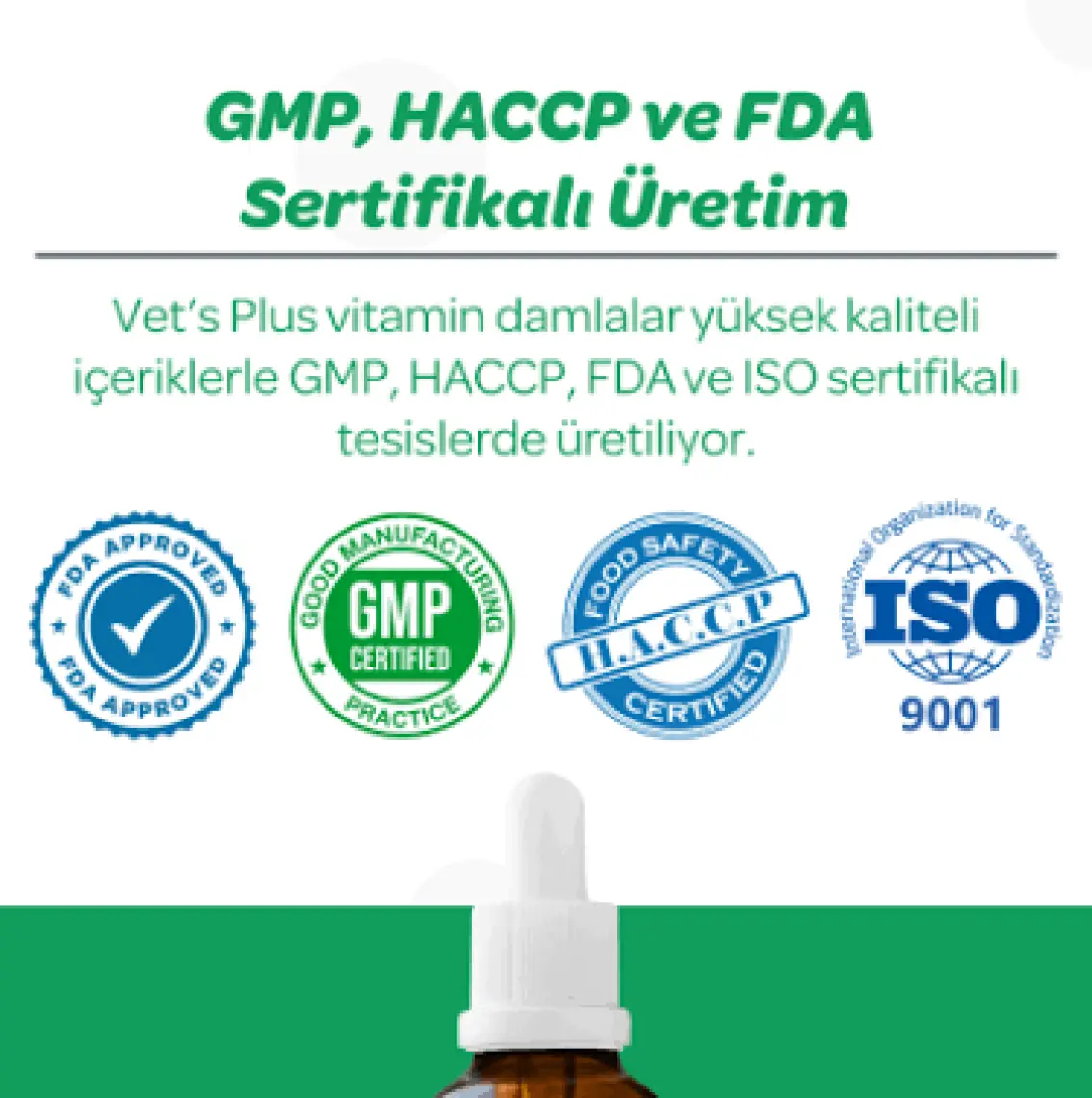 Vet's Plus Immune System Damla 50ml (Kedi ve Köpekler İçin Vücut Direnci Artırıcı)