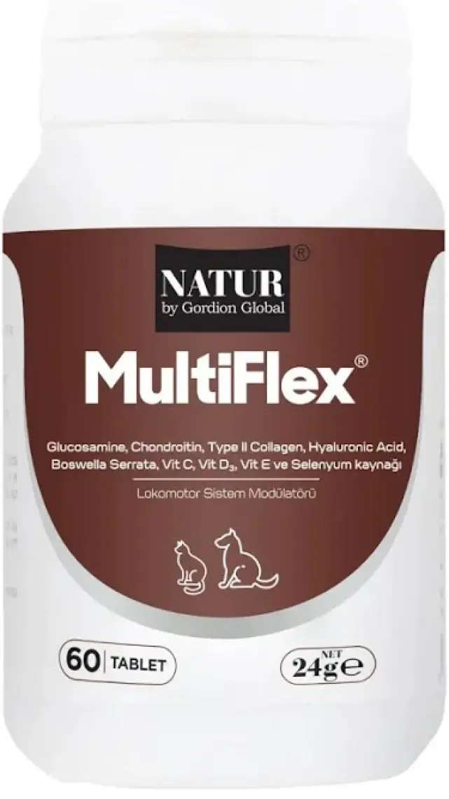 Multiflex Kedi Köpek Eklem Destekleyici Vitamin Mineral 60 Tablet