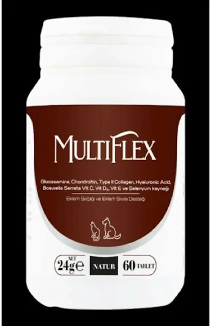 Multiflex Kedi Köpek Eklem Destekleyici Vitamin Mineral 60 Tablet