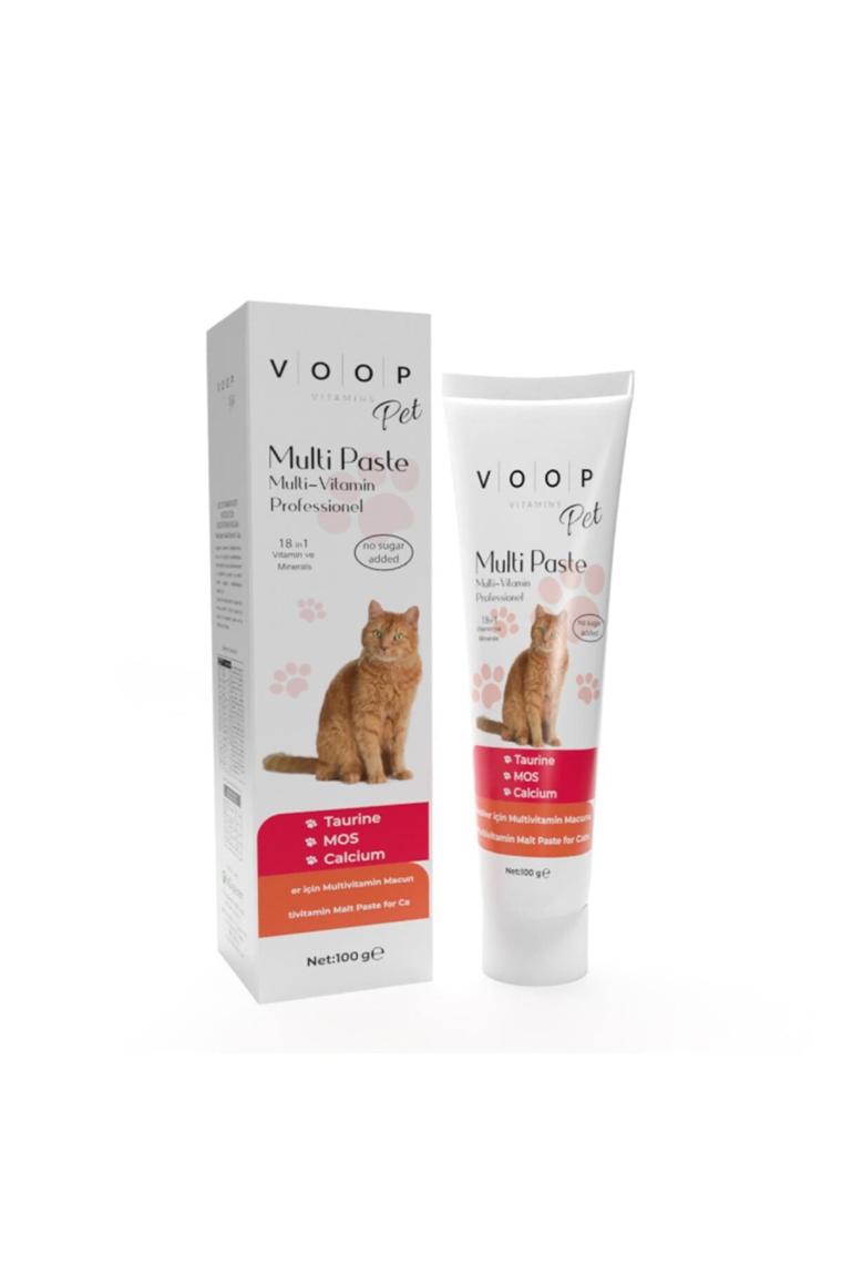 Pet Multi Paste Malte(Kedilerde Bağışıklık Sistemi Güçlendirici, Tüy Yumak Multivitamin Macun)100 gr