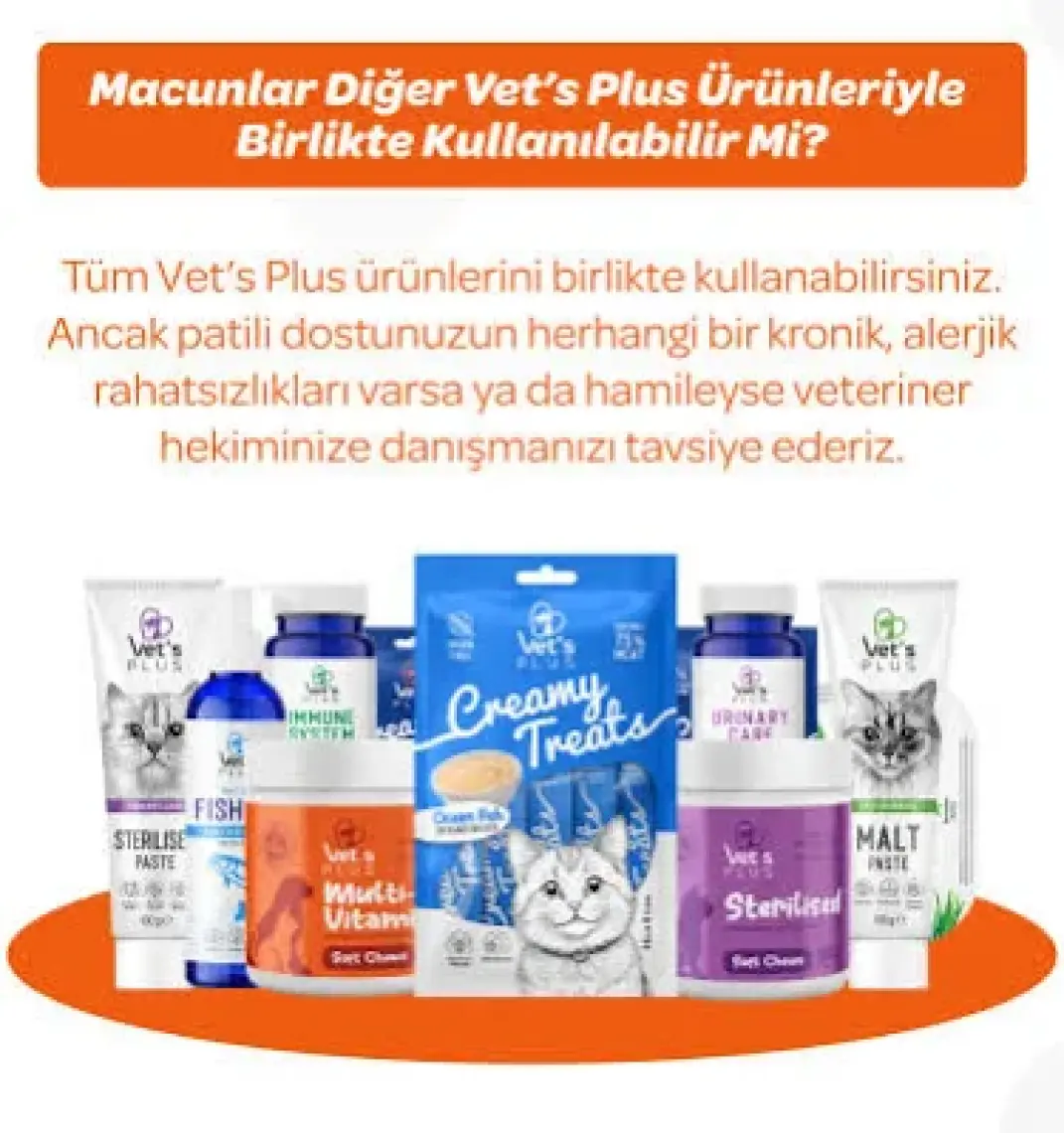 Vet's Plus Taurinli Multivitamin Kedi Macunu 30gr (Yetişkin Kediler için Multivitamin Desteği)