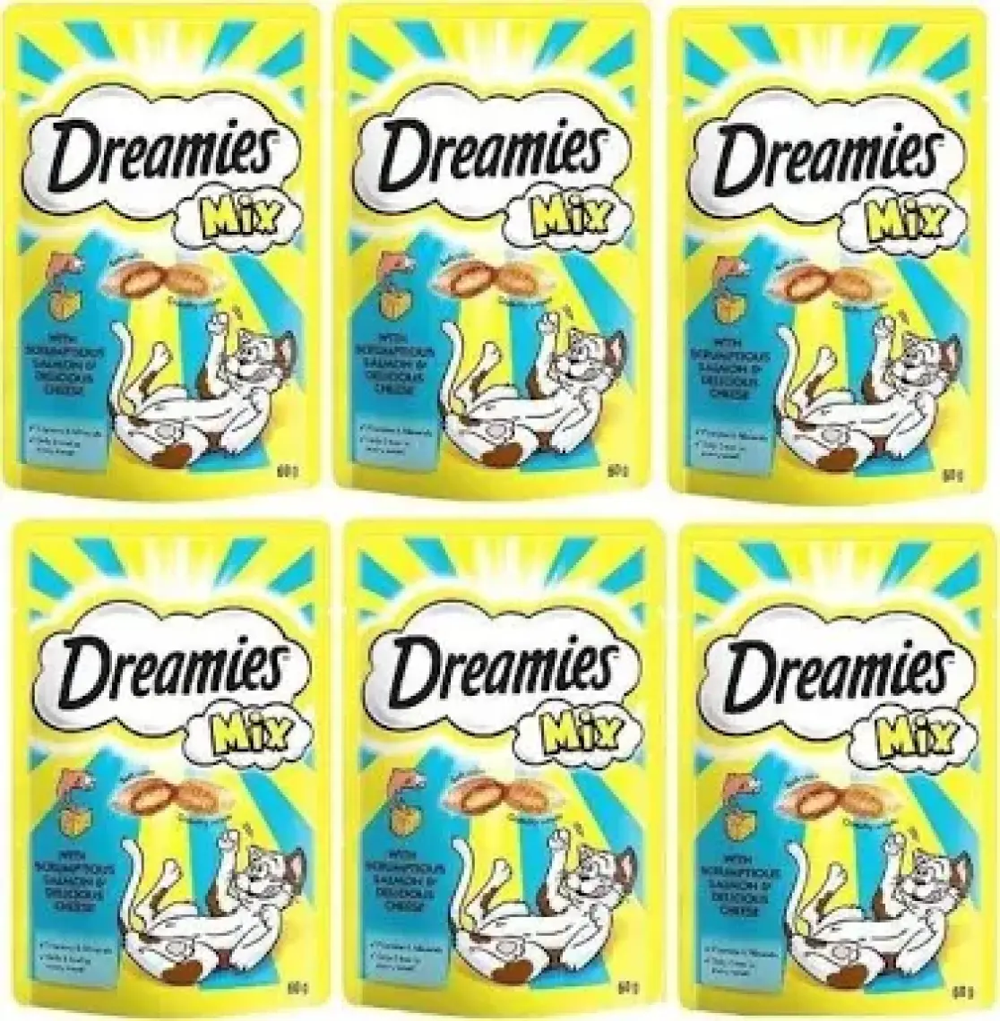 Dreamies Somonlu&Peynirlı Kedi Ödülü - 60 Gr
