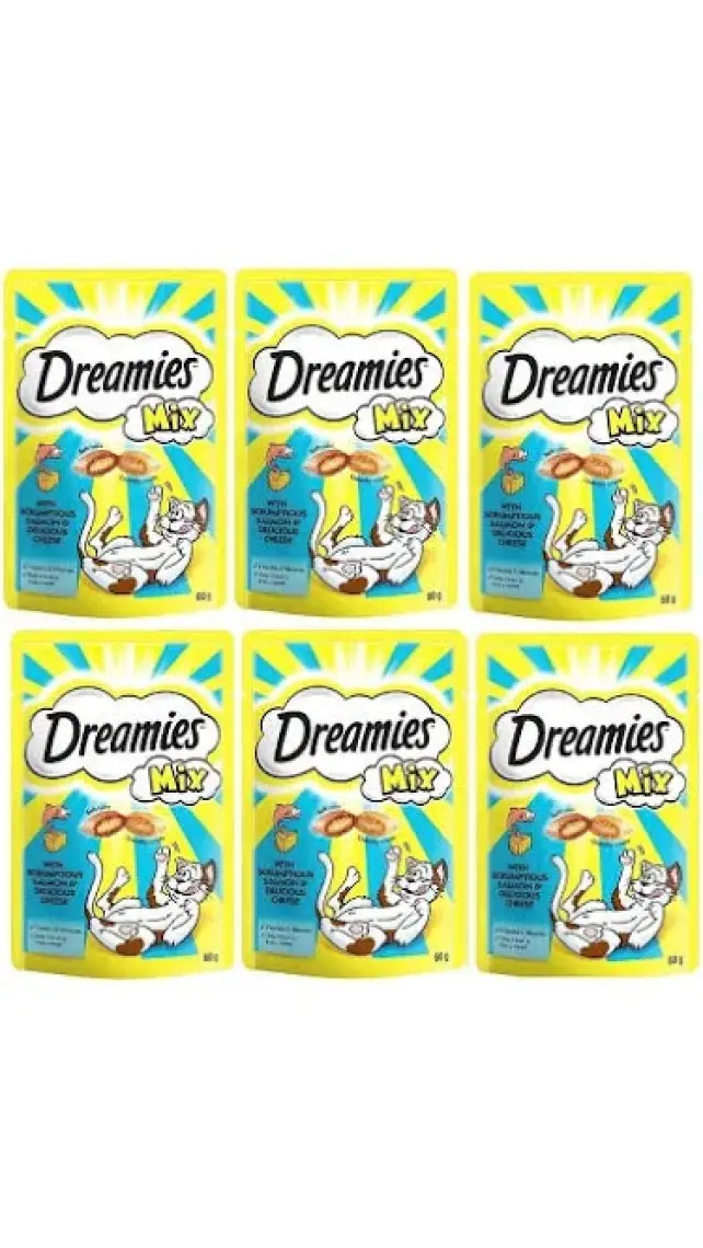 Dreamies Somonlu&Peynirlı Kedi Ödülü - 60 Gr