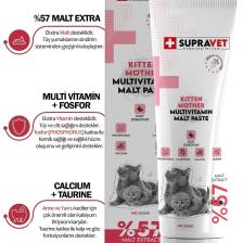 Hamile Ve Yavru Kediler Için Kalsiyum Ve Taurinli Multi Vitamin Kedi Macunu 100 Gr. (%57 Extra Malt)