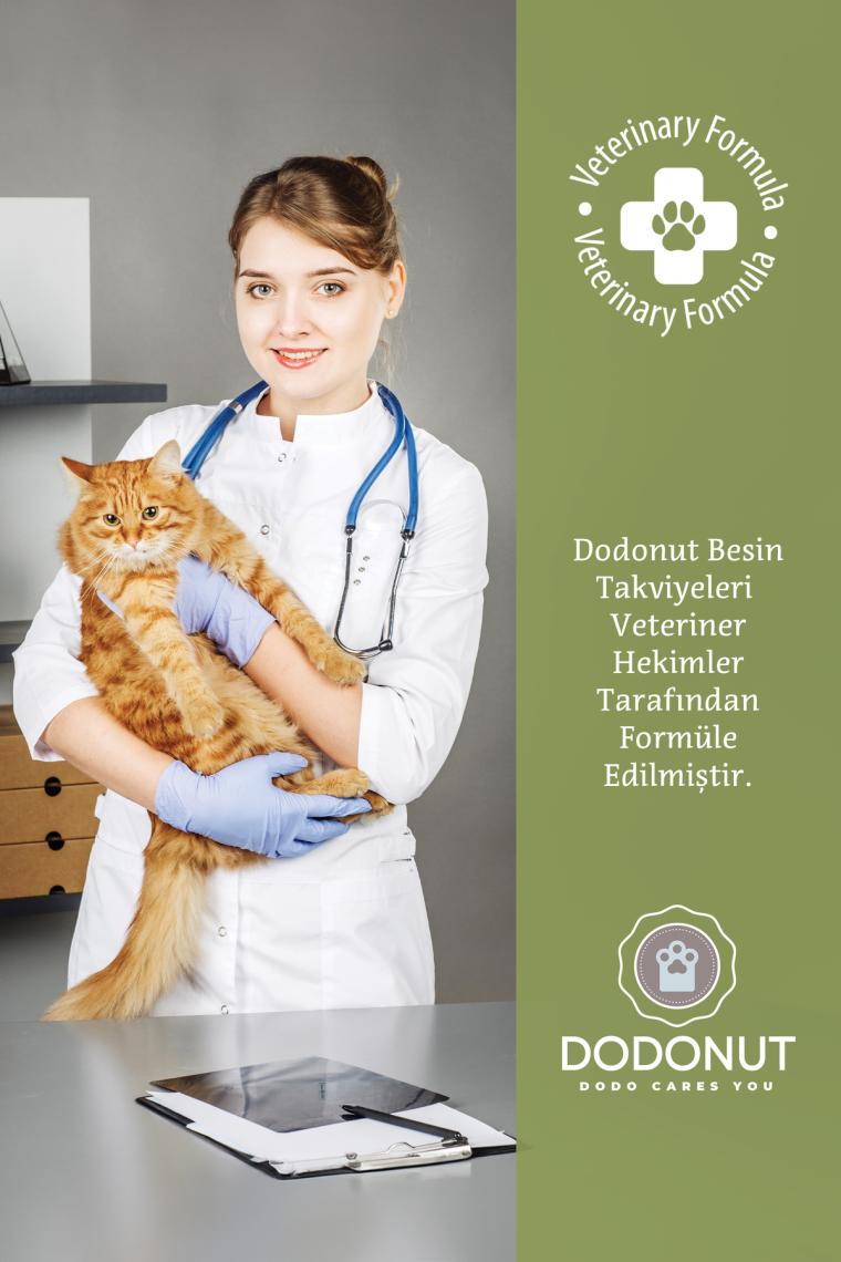 Dodonut MultiBoost Kediler Için 11in1 Multivitamin Malt Besin Takviyesi, Yüksek Taurin Oranı, 100 gr