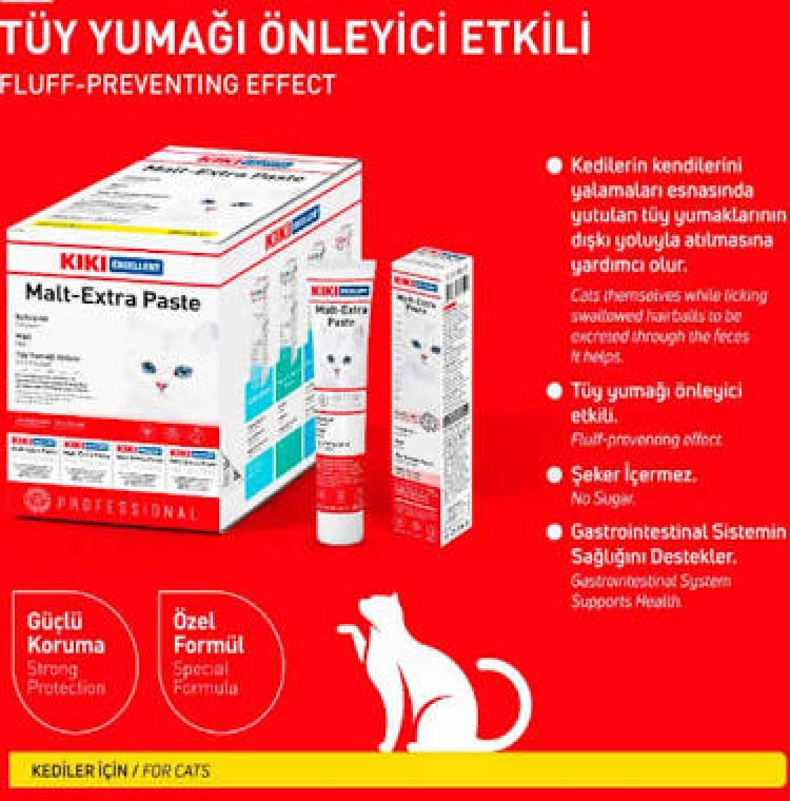 Kıkı Excellent Kedi Malt Extra Paste Macun 50 Gr. KC302