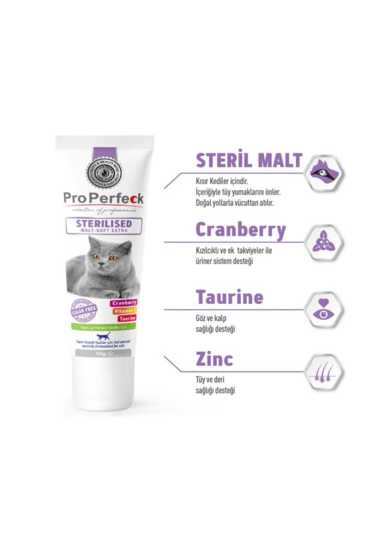 Sterilised Malt-soft Extra Paste 100 Gr (kısırlaştırılmış Kedilere Özel Malt )
