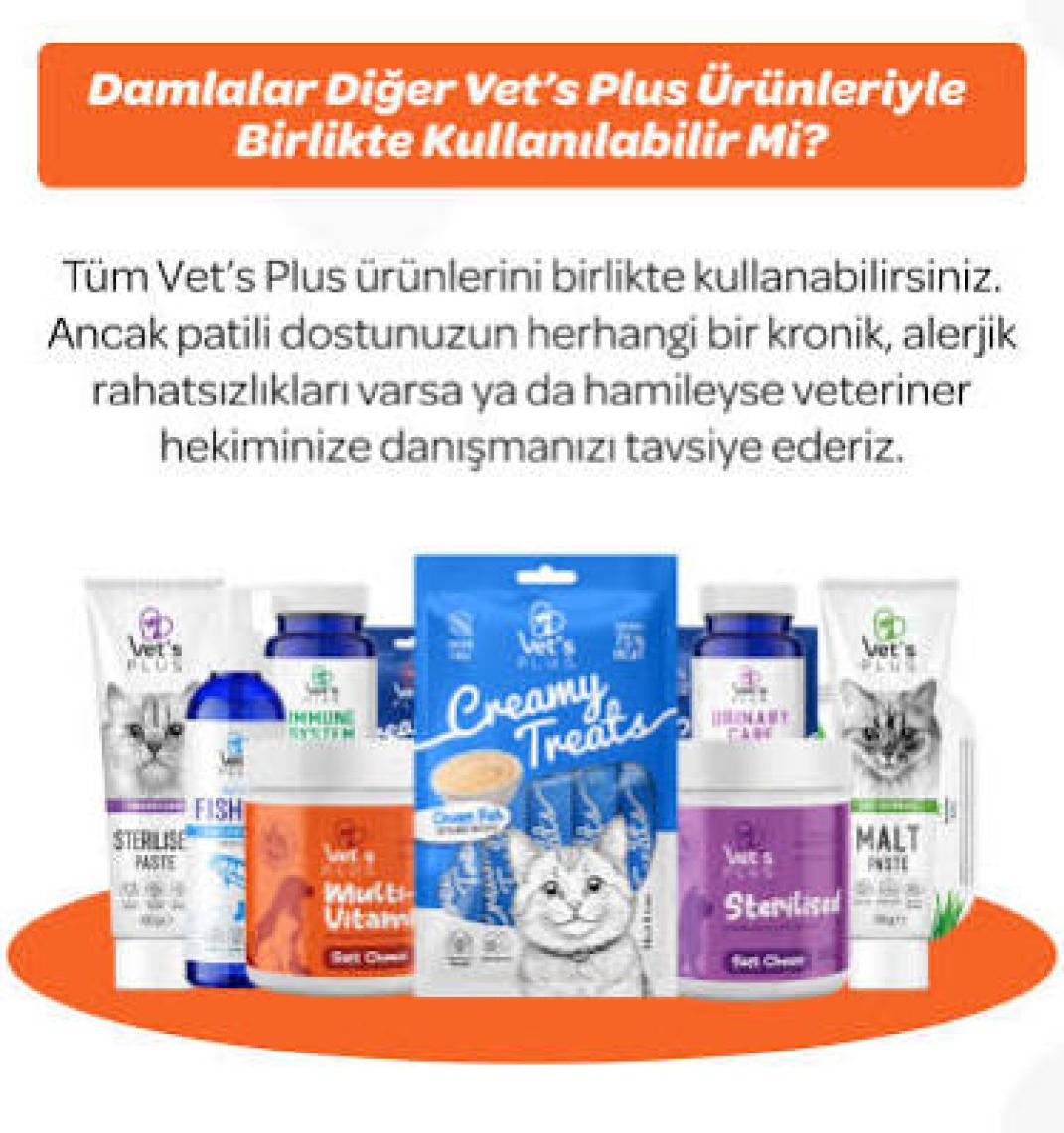 Vet's Plus Vitamin C Damla 50ml (Kedi ve Köpekler İçin)