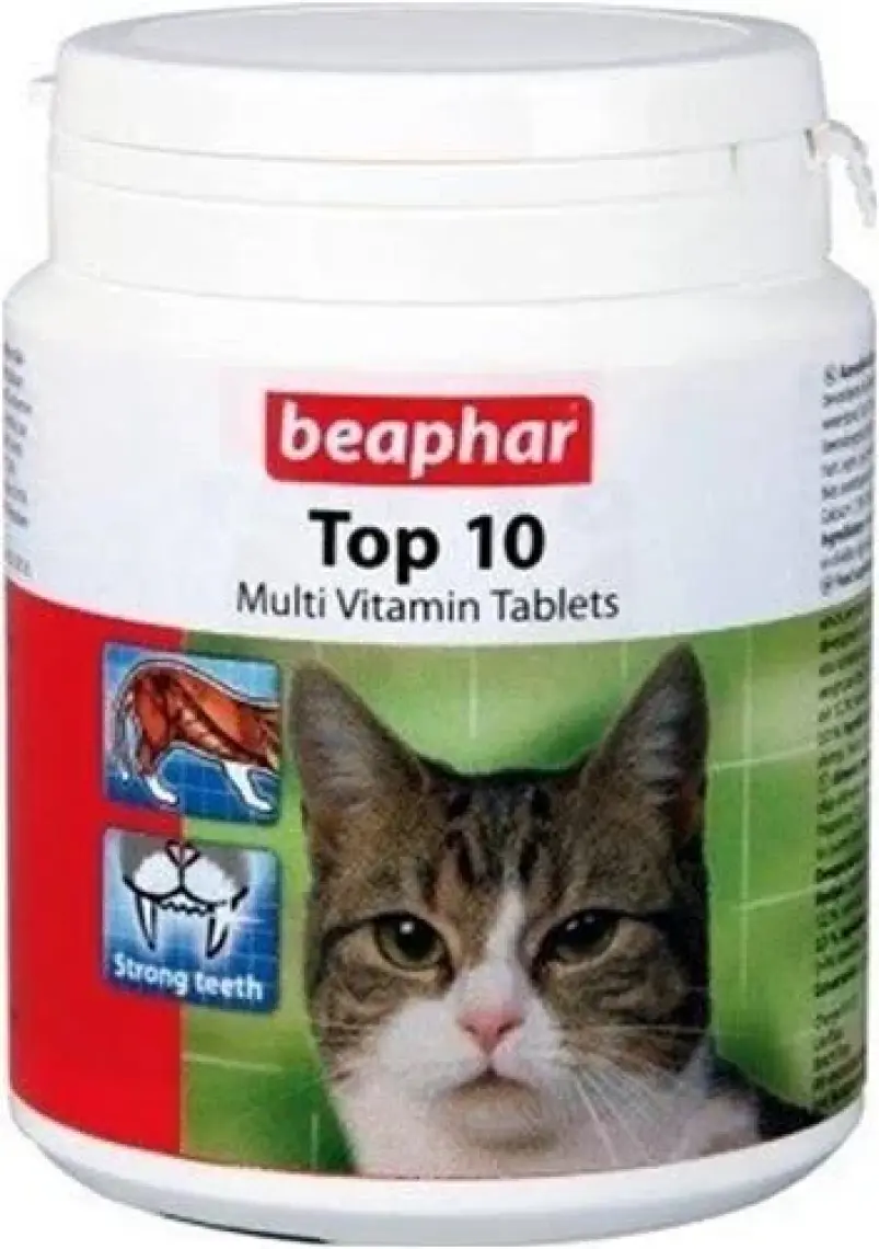 Beaphar Top 10 Kediler için Multi Vitamin 180 Tablet