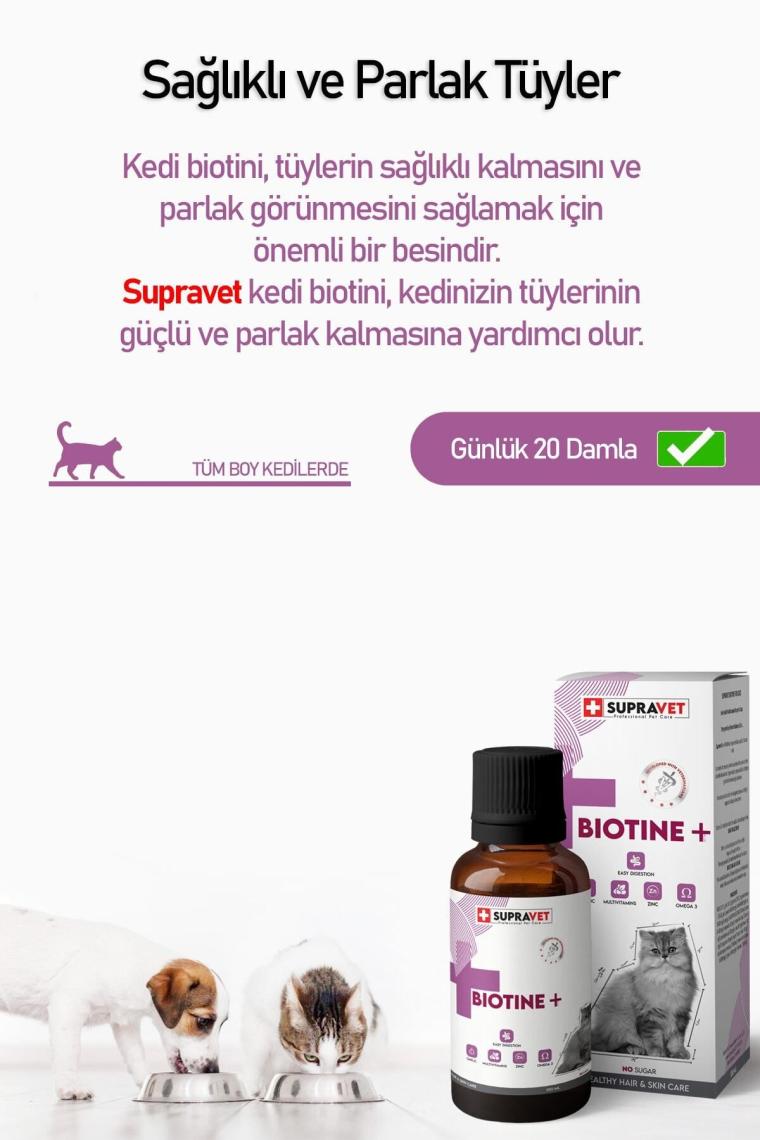 Supravet Set-03 Antistress Sakinleştirici Malt Macunu 100 gr + Biotine Tüy Dökülmesi Engelleyici Damla 100 ml