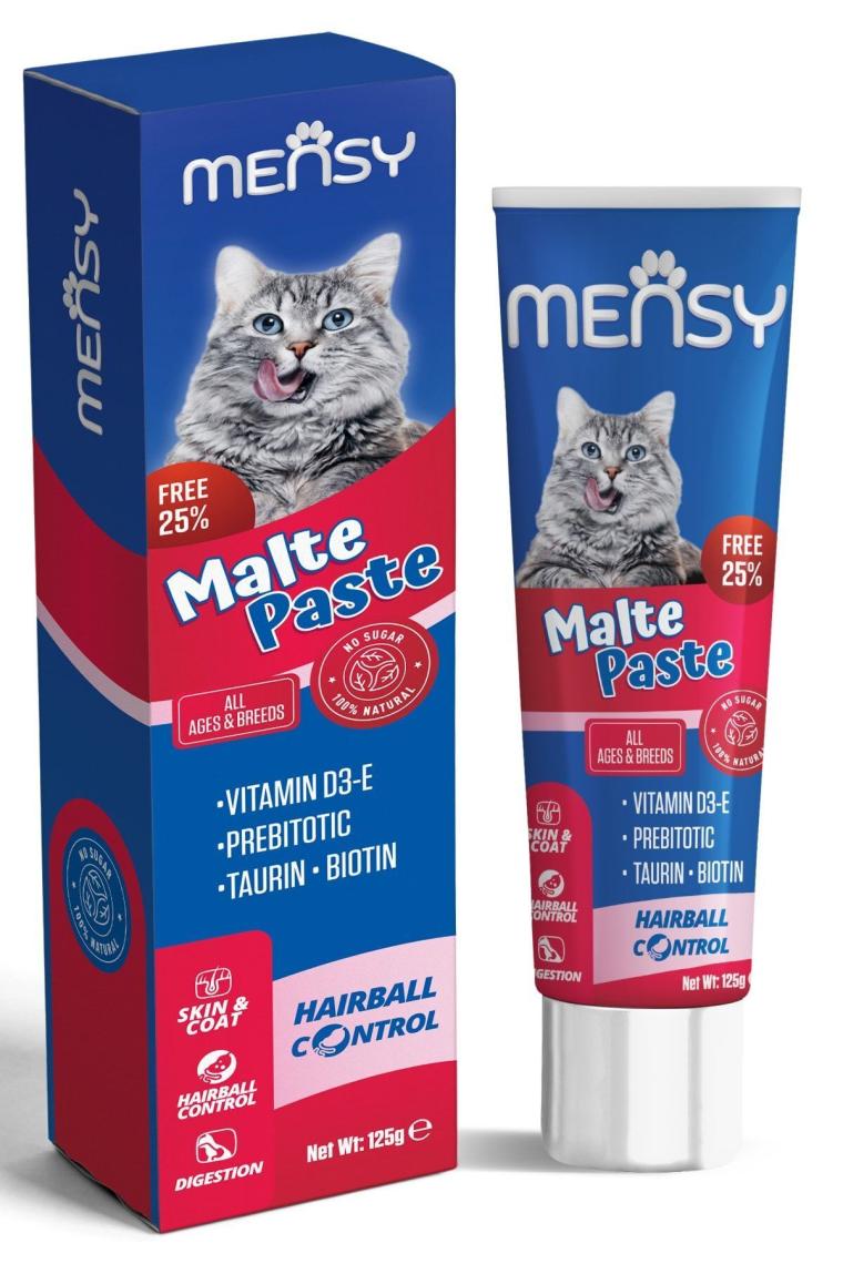 Mensy Malte Paste 125  gr Vitamin D3E  Prebiyotik Taurin Biotin
