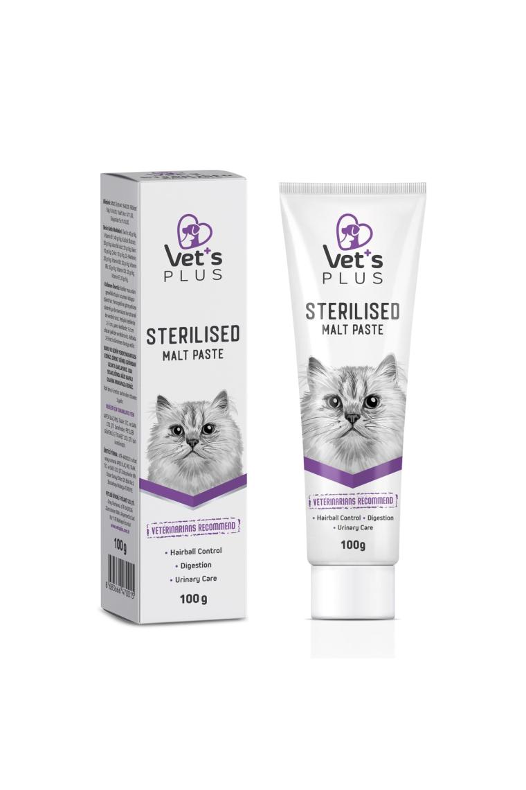 Sterilised Kısırlaştırılmış Kediler Için Malt Macun 100gr (tüy Sağlığı Destekleyici)
