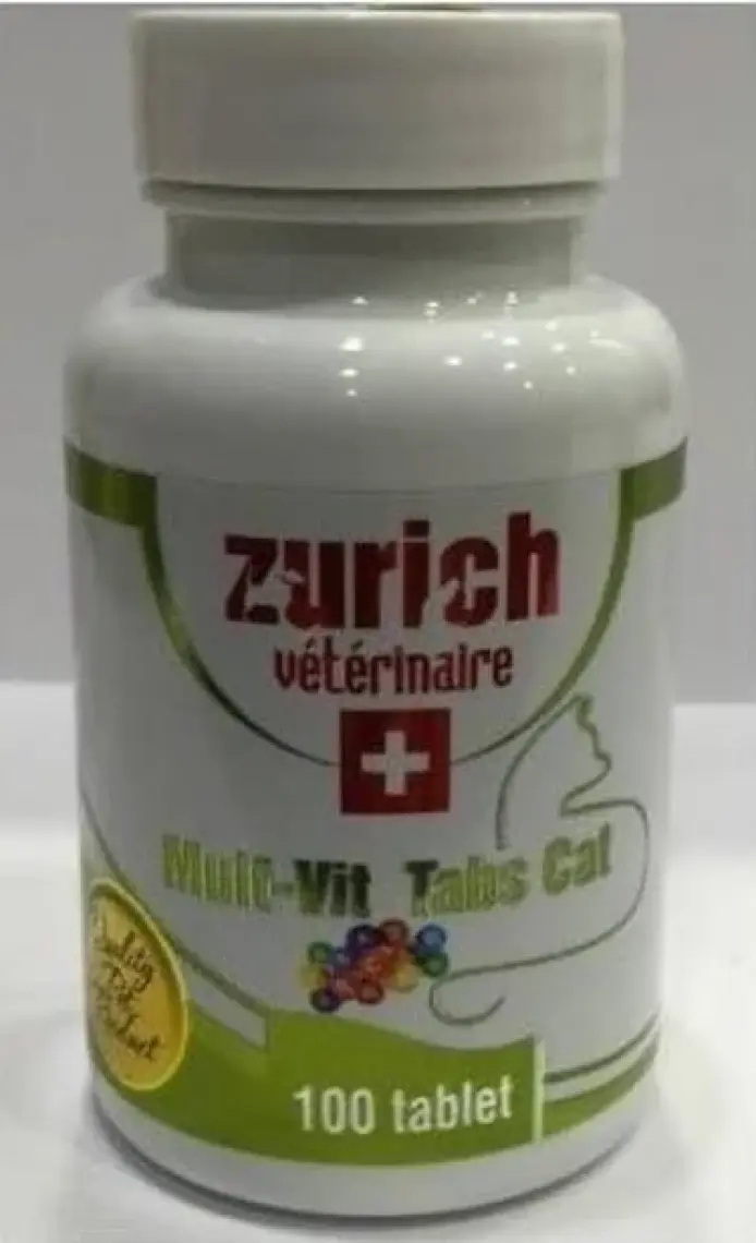 Zurich Mult-Vit Tabs Cat 100 Tablet