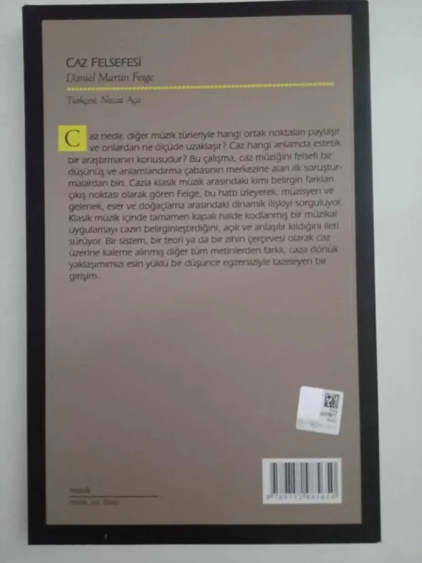 Caz Felsefesi - Daniel Martin Feige
