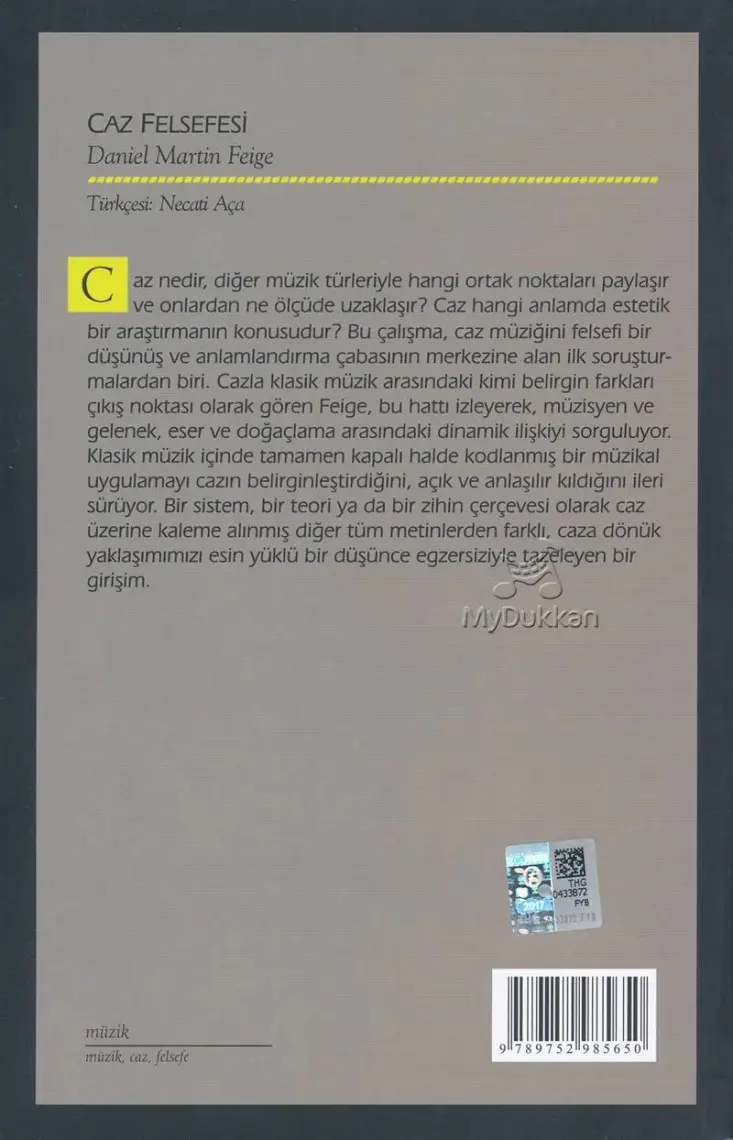 Caz Felsefesi - Daniel Martin Feige