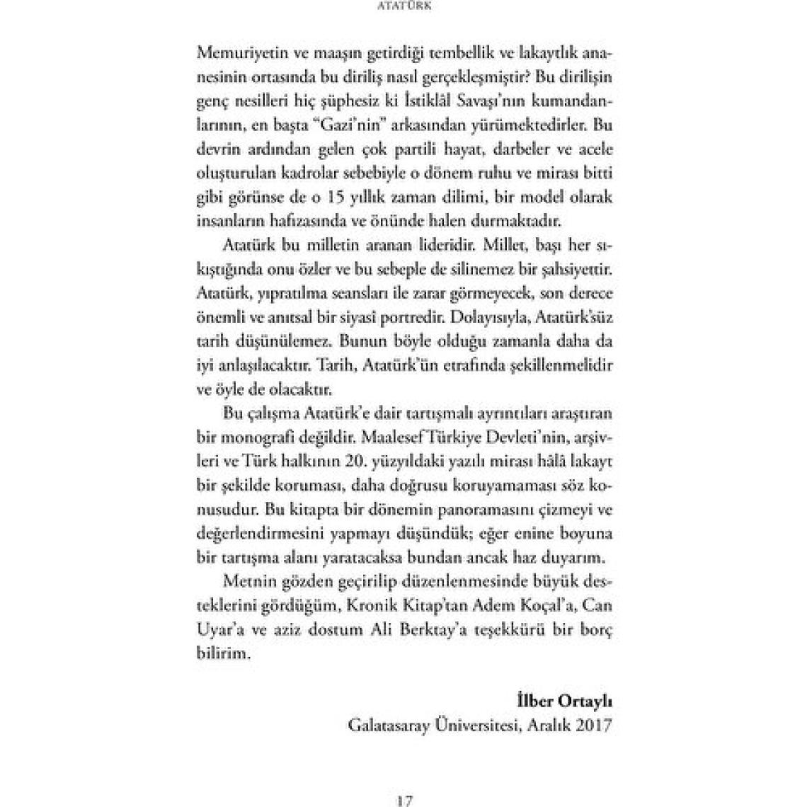 Gazi Mustafa Kemal Atatürk - İlber Ortaylı